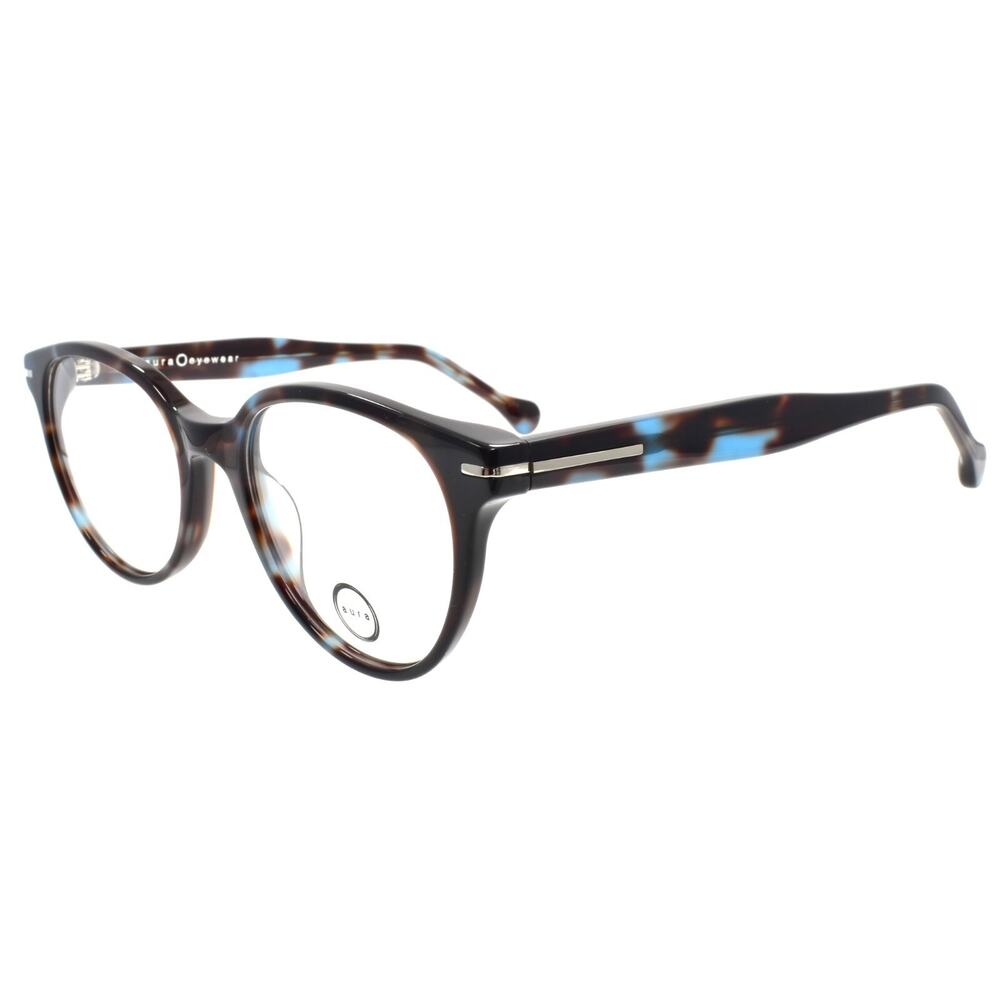Aura Eyewear Uptown Eyeglasses Frames Acetate 50-19-140 Tortoise Blue